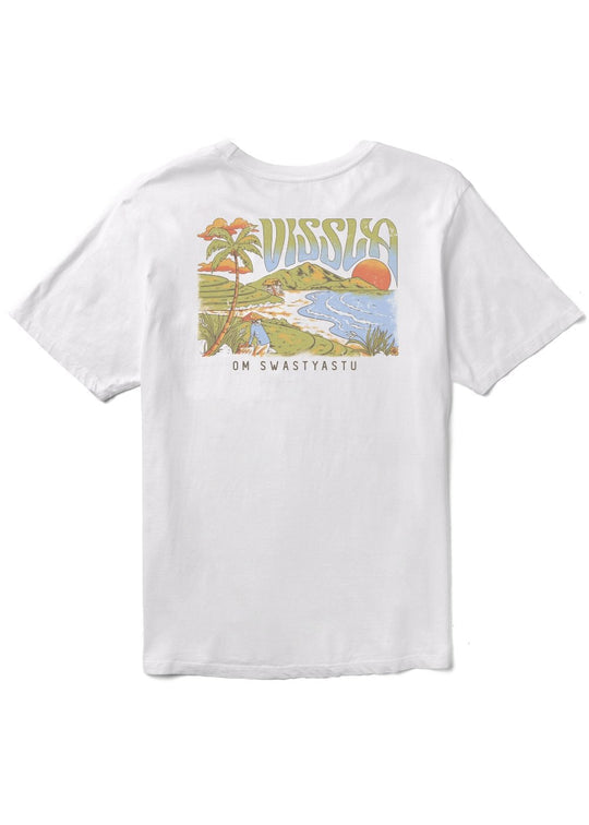 Vissla Bali Belly Premium PKT Tee White White L