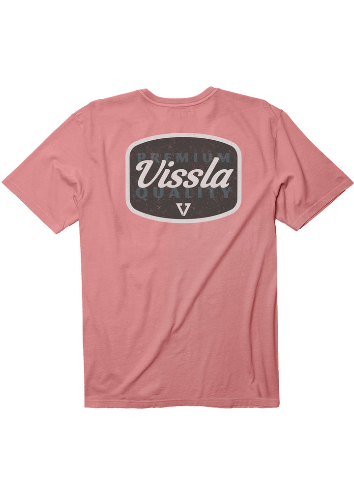 Vissla Dynasty SS PKT Tee - Dusty Rose