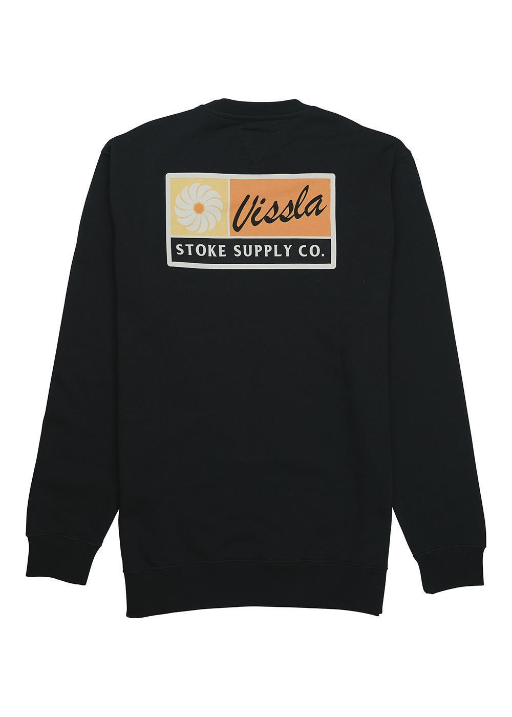 Vissla HVAC Eco Crew Fleece - Black