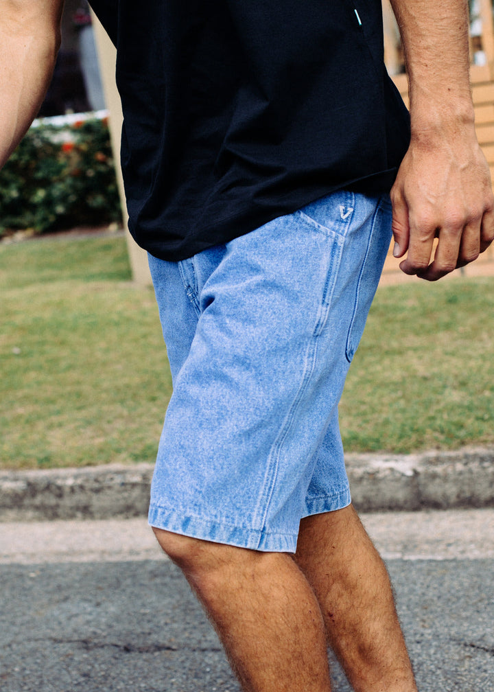 Vissla Pismo Painter 21" Walkshort in Rinse Wash, view 6
