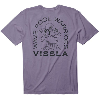 Vissla Wave Pool Warriors Pocket Tee - dusty lilac