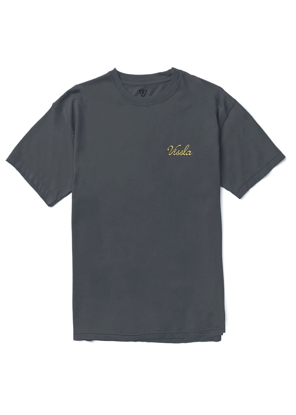 Vissla Skull Isle Boys Tee in Dark Denim, view 2