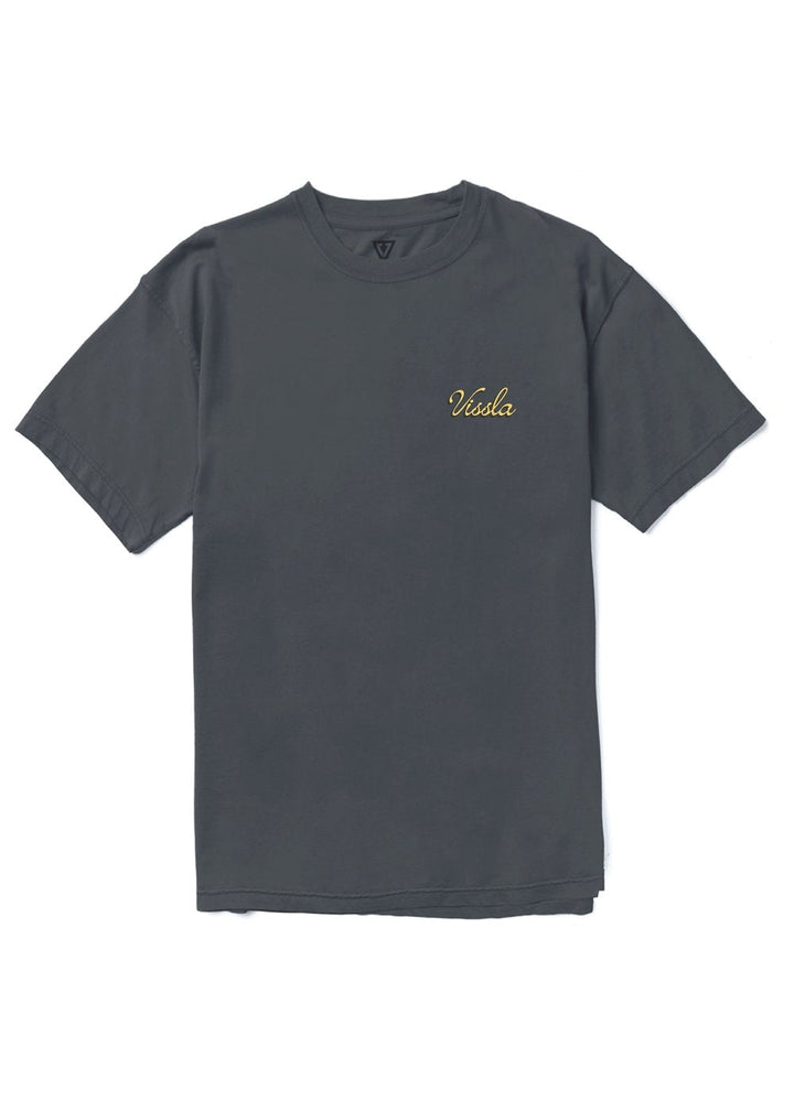 Vissla Skull Isle Boys Tee in Dark Denim, view 2
