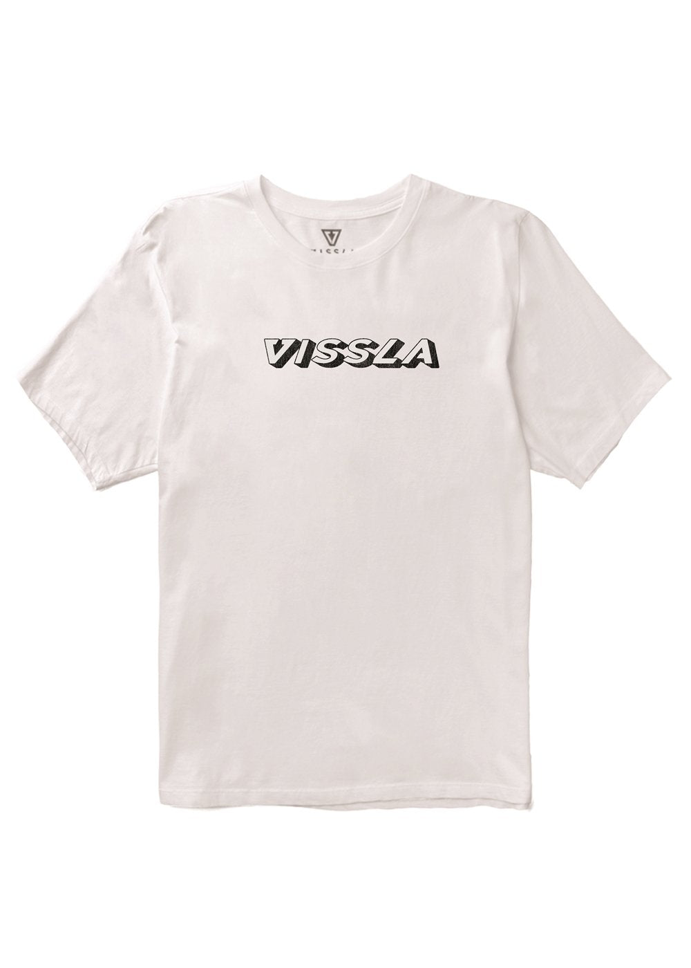 Vissla Supercharged Boys Tee in White, view 2