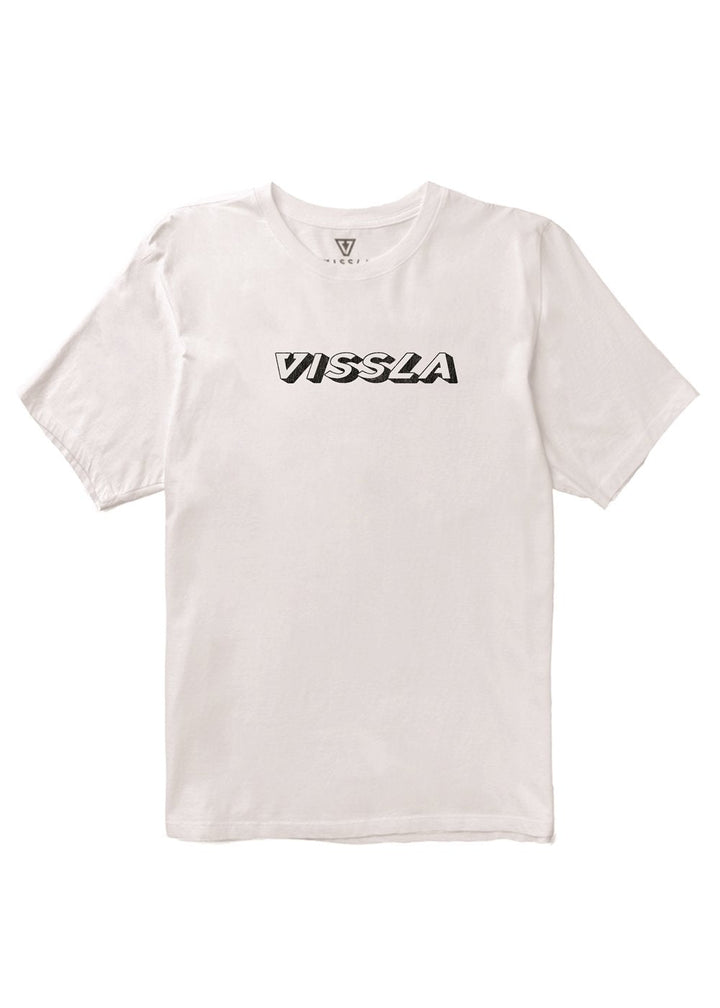 Vissla Supercharged Boys Tee in White, view 2