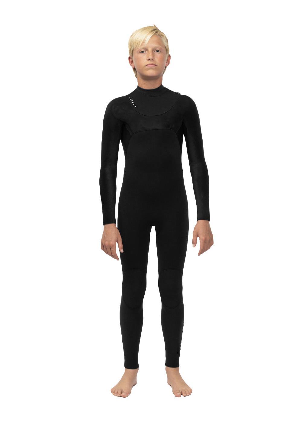 Vissla New Seas Boys 3-2 Full U - Zip in Black