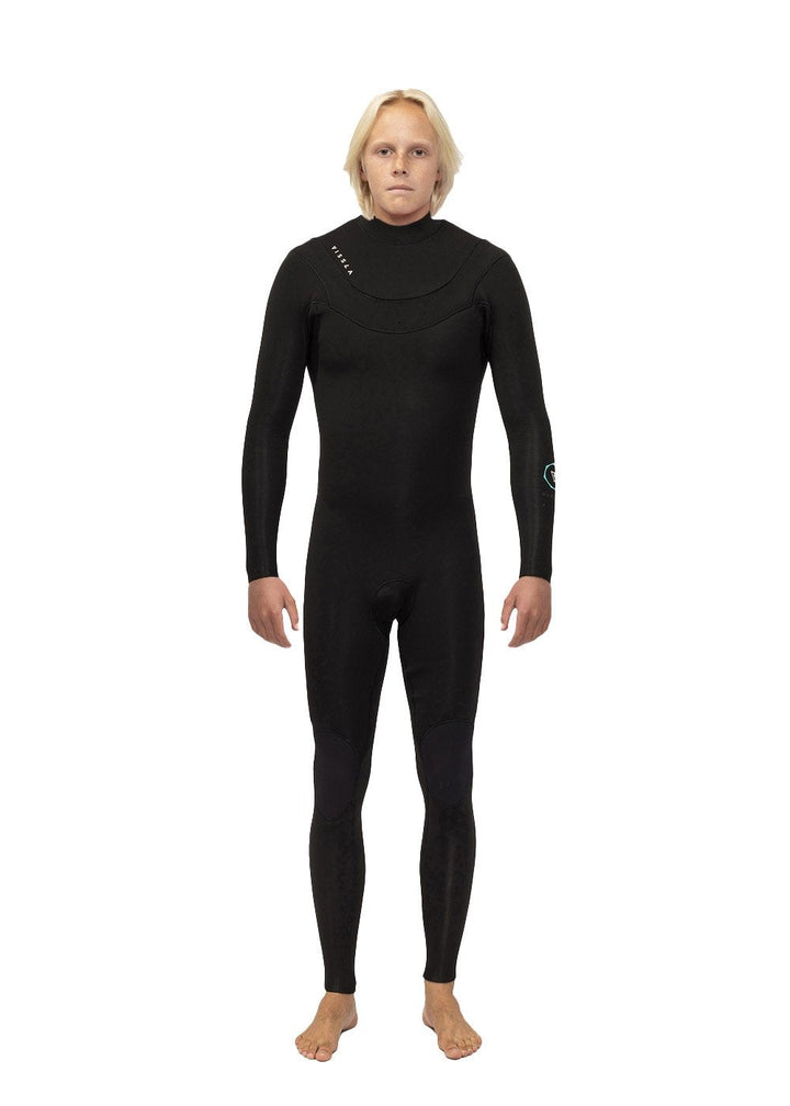 Vissla New Seas Boys 3-2 Full U - Zip in Black, view 3