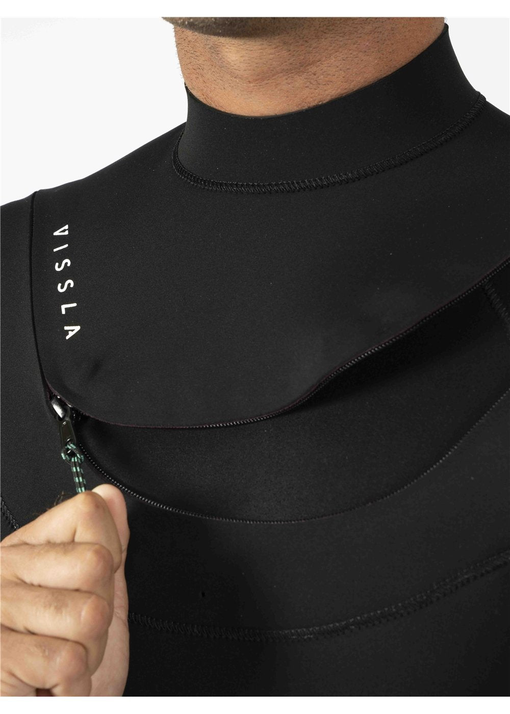 Vissla New Seas Boys 3-2 Full U - Zip in Black, view 7