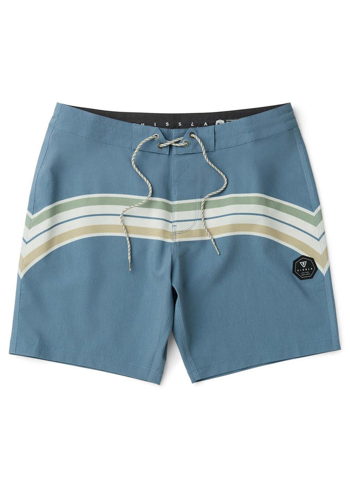 Vissla Latitude 13" Kids Boardshort in Blue Haze, view 2