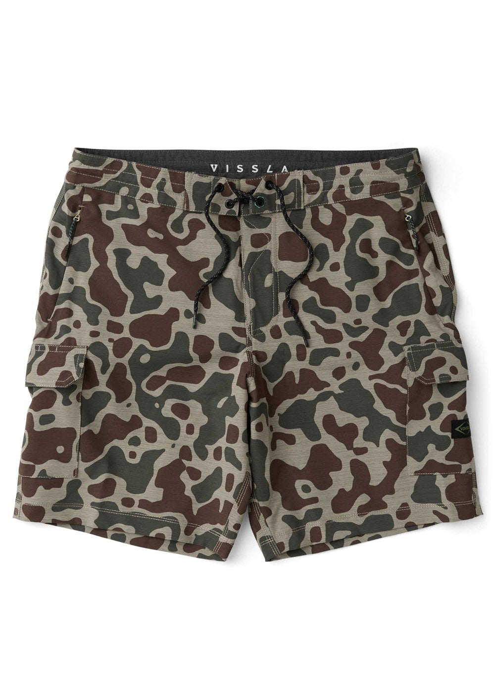 Vissla Roamer Cargo 18.5" Hybrid Boardshort in Camo