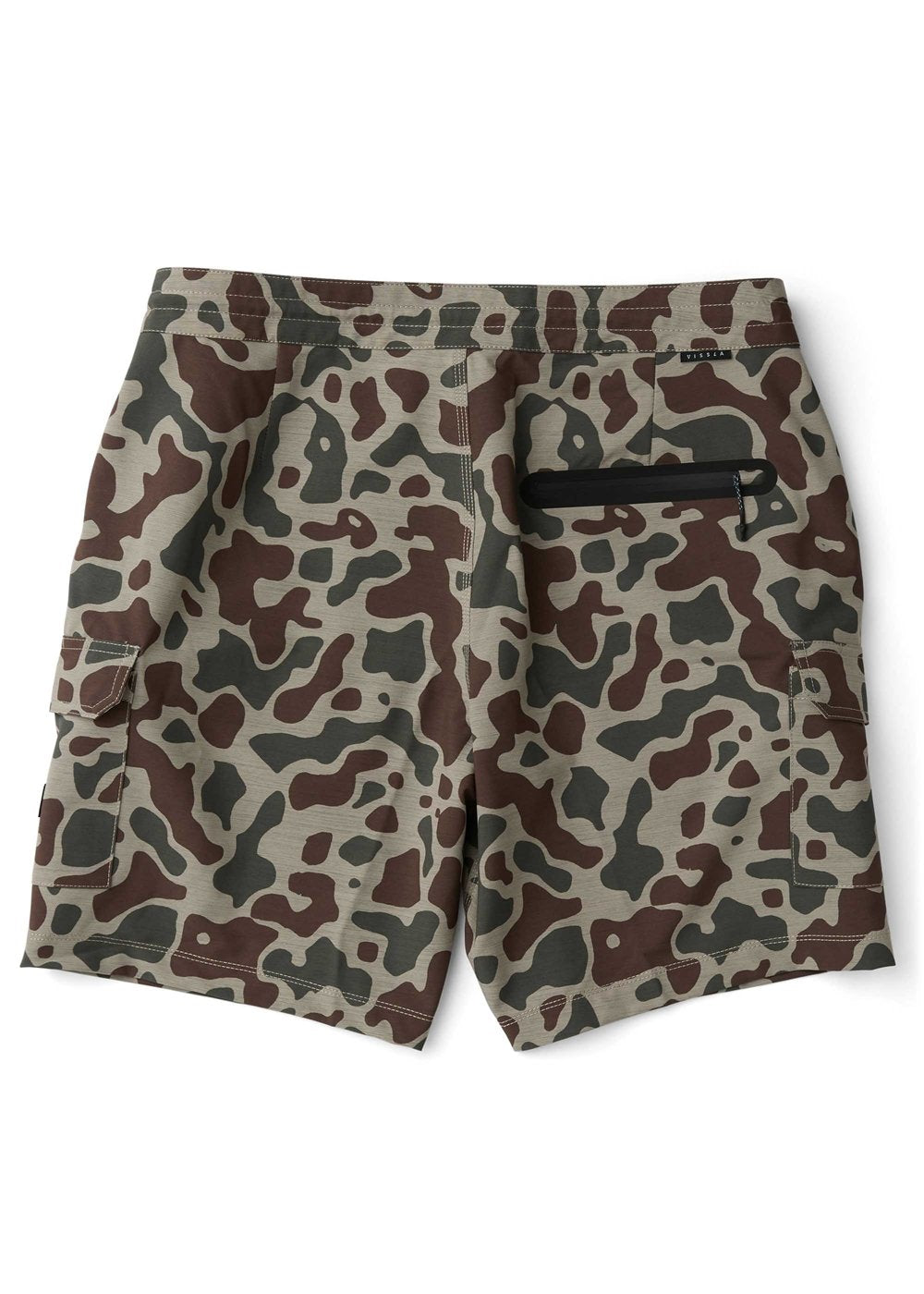 Vissla Roamer Cargo 18.5" Hybrid Boardshort in Camo, view 3