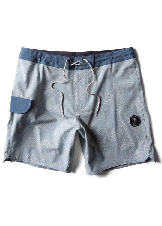 Vissla Morsea 17.5" Boardshort in Agave with front pocket and drawstring.