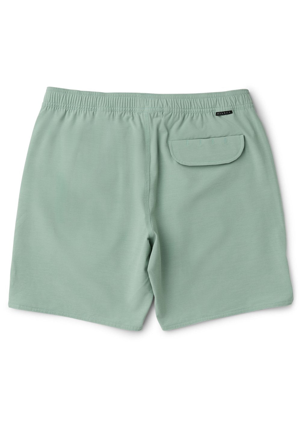 Vissla Solid Sets 17.5" Ecolastic Boardshort in Aloe, view 2