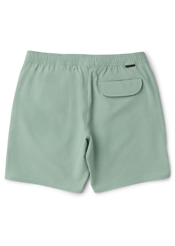 Vissla Solid Sets 17.5" Ecolastic Boardshort in Aloe, view 2