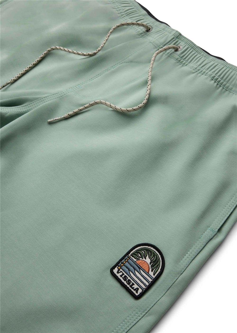 Vissla Solid Sets 17.5" Ecolastic Boardshort in Aloe, view 4