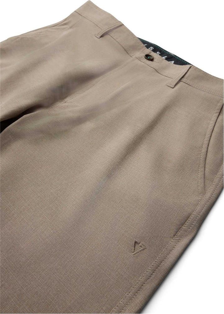 Vissla Fin Box Hybrid 19.5" Walkshort in Dark Khaki, view 4