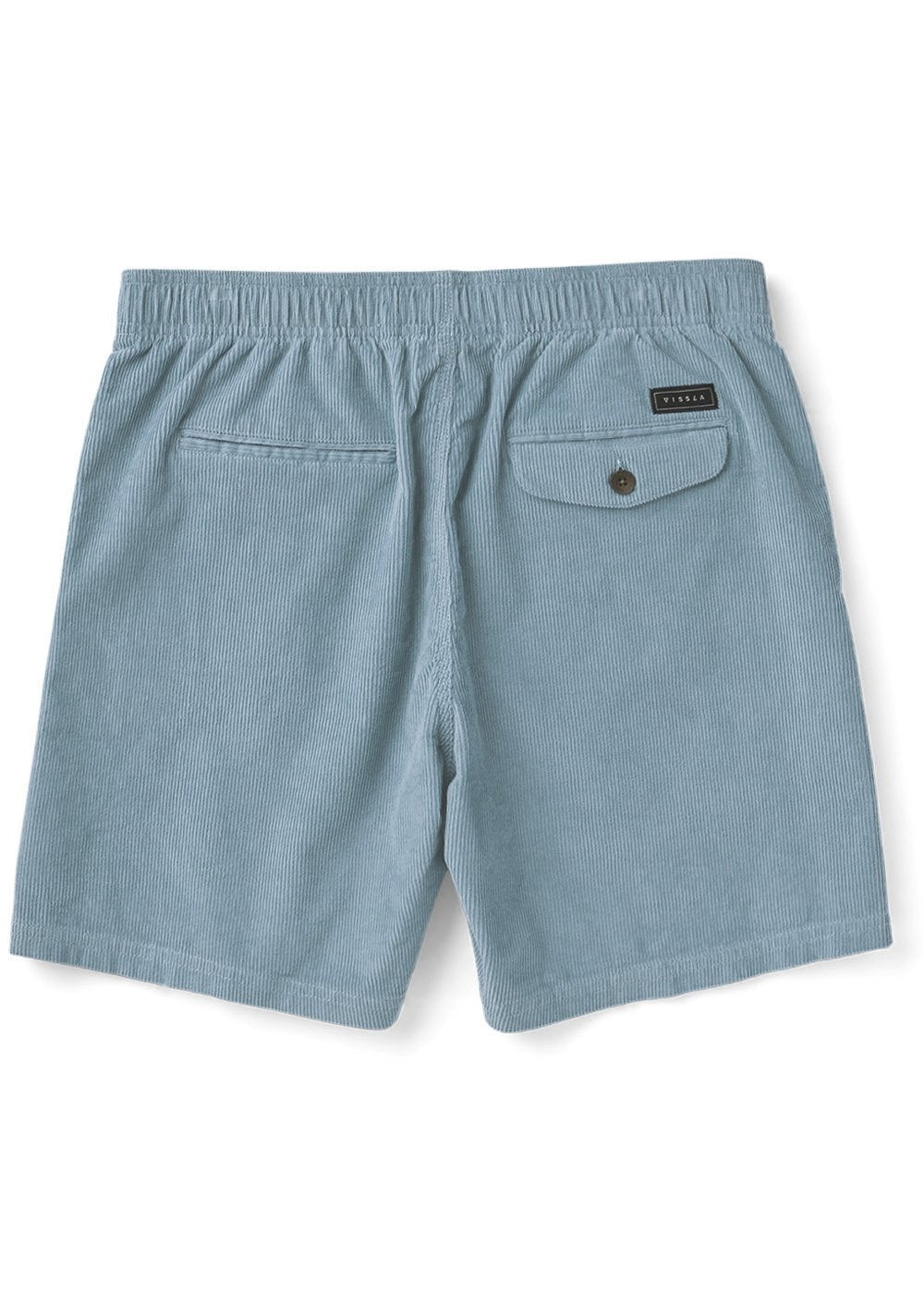 Vissla No See Ums Cord Eco 17" Elastic Walkshort in Faded Denim, view 2