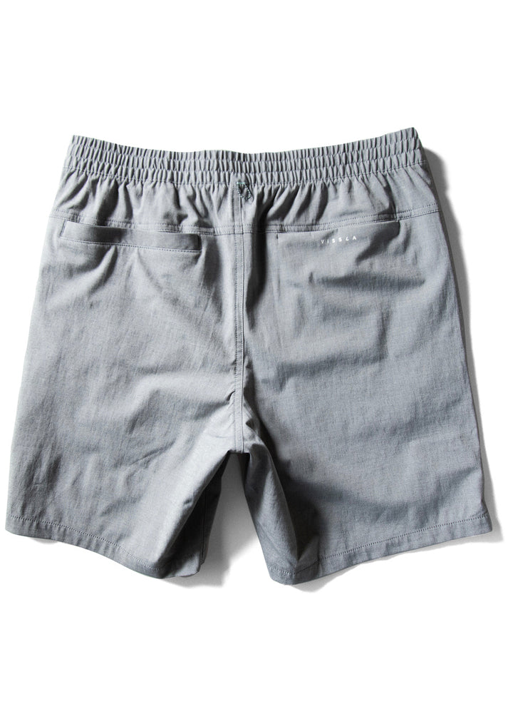 Vissla Alto 18" Hybrid Elastic Walkshort - Dark Grey