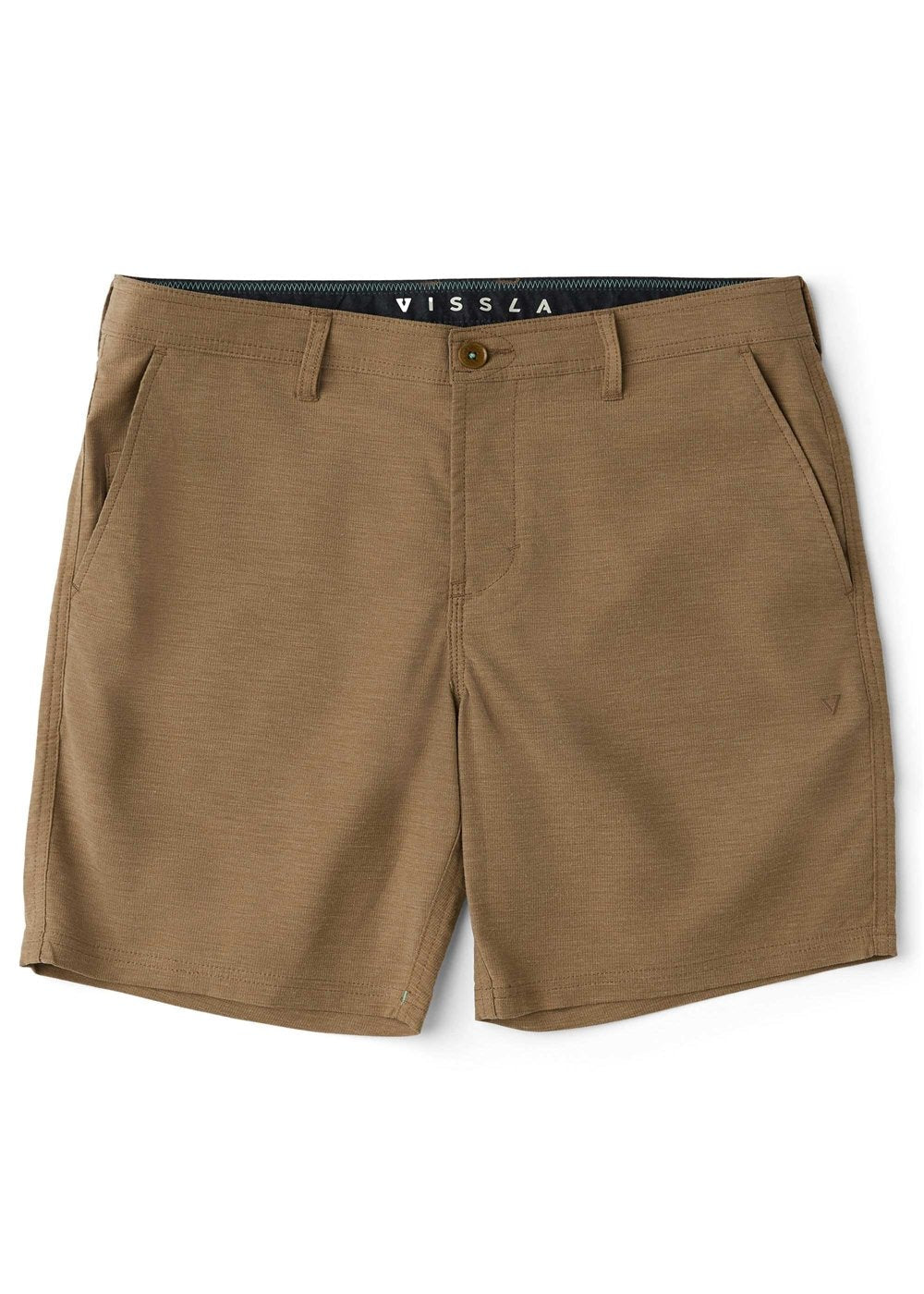 Vissla Canyons 25 Hybrid 18.5" Walkshort in Dark Khaki