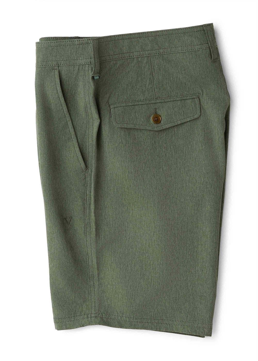 Vissla Canyons 25 Hybrid 18.5" Walkshort in Rifle, view 3