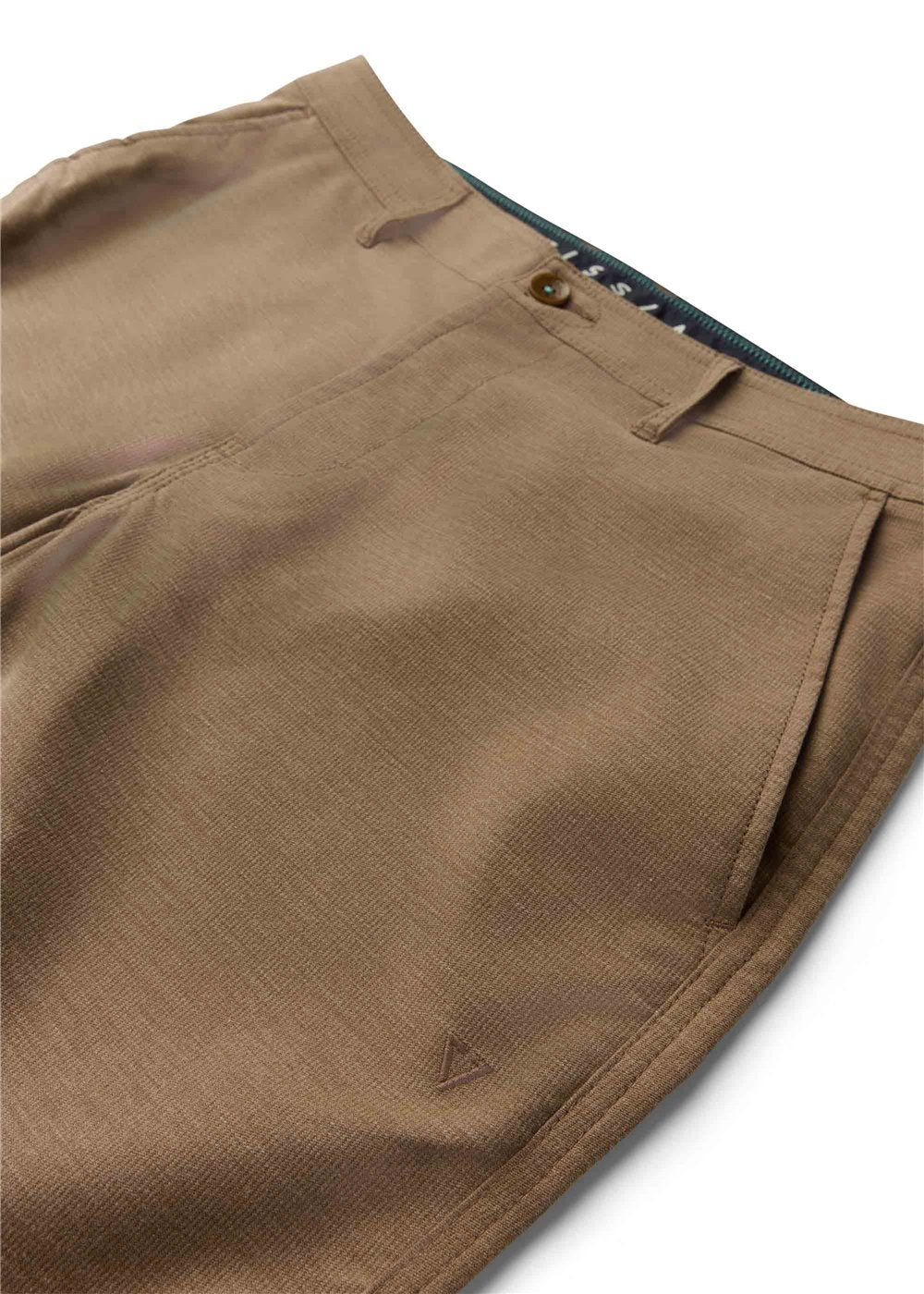 Vissla Canyons 25 Hybrid 18.5" Walkshort in Dark Khaki, view 4