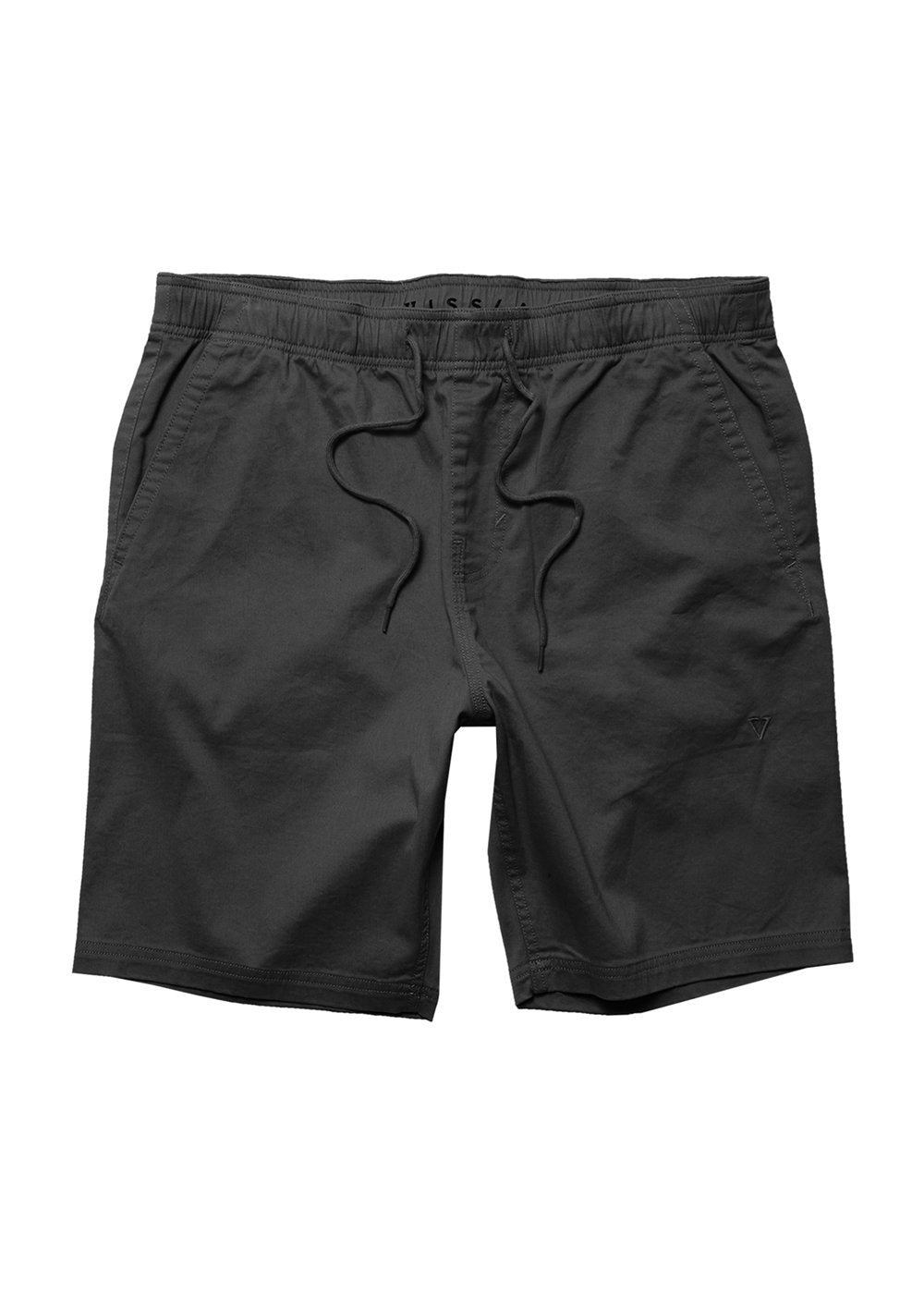 Vissla No See Ums 18-inch elastic walkshort in phantom color, front view.