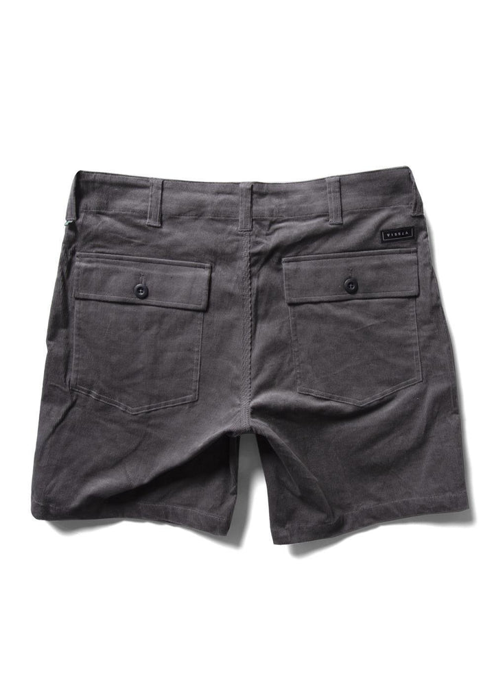 Vissla Drills Cord 17.5" Walkshort - gun metal