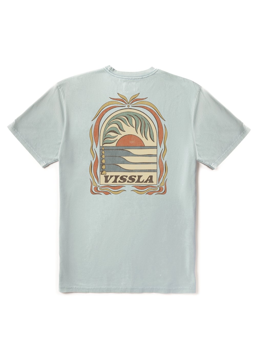 Vissla Canopy Cosmic Wash Tee in Coastal Blue