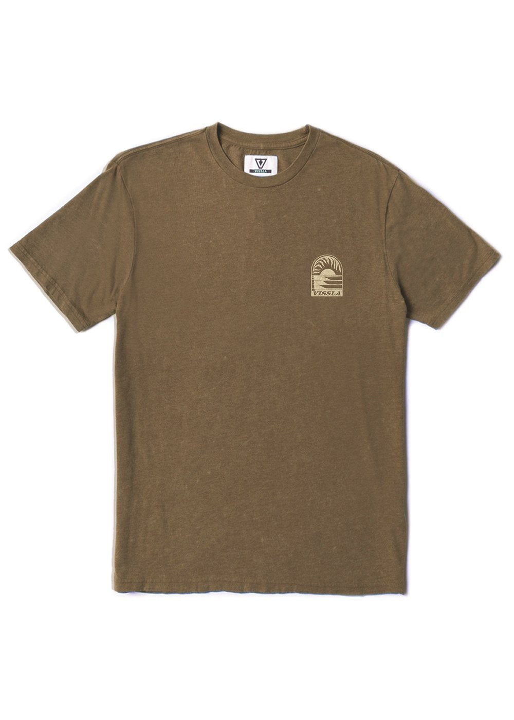 Vissla Canopy Cosmic Wash Tee in Chocolate, view 2