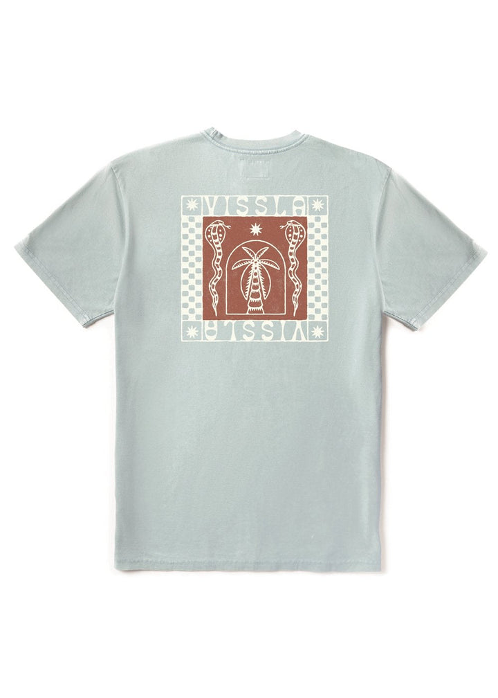 Vissla Serpents Cosmic Wash Tee in Coastal Blue