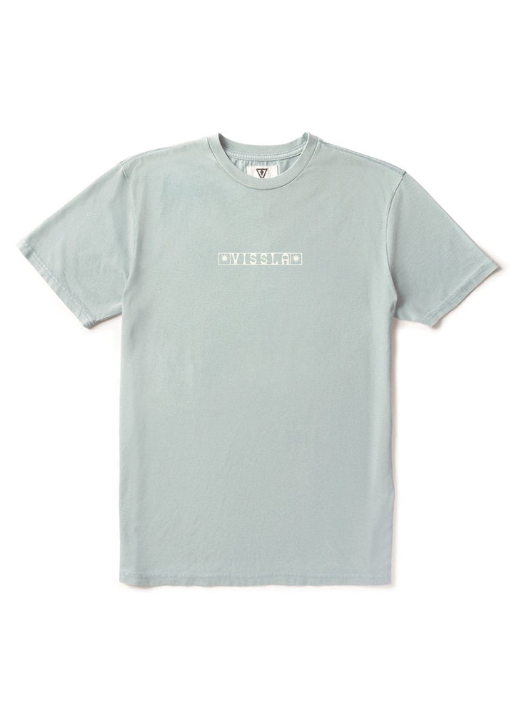 Vissla Serpents Cosmic Wash Tee in Coastal Blue, view 2