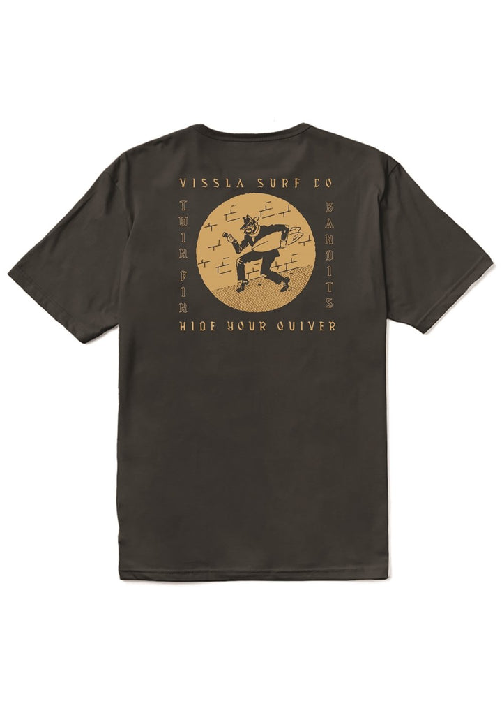 Vissla Bandit Organic Tee in Phantom