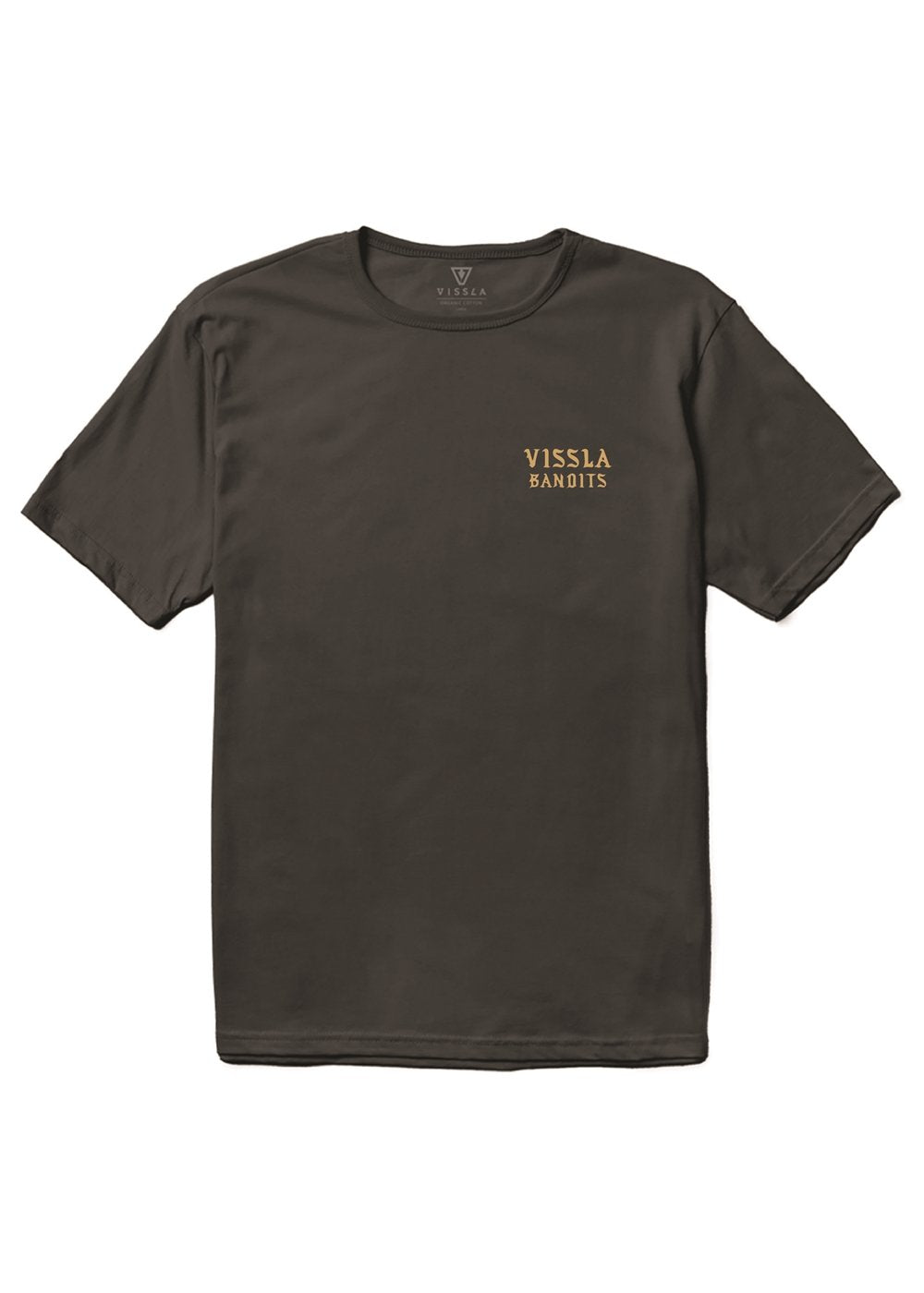 Vissla Bandit Organic Tee in Phantom, view 2