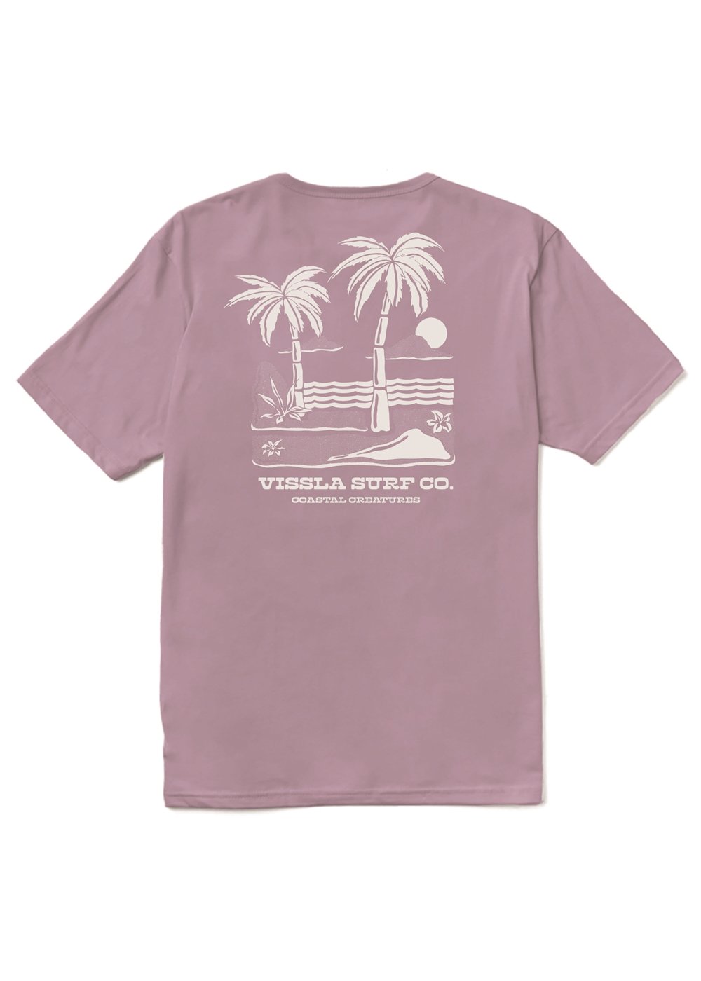 Vissla Creatures Organic Tee in Plum