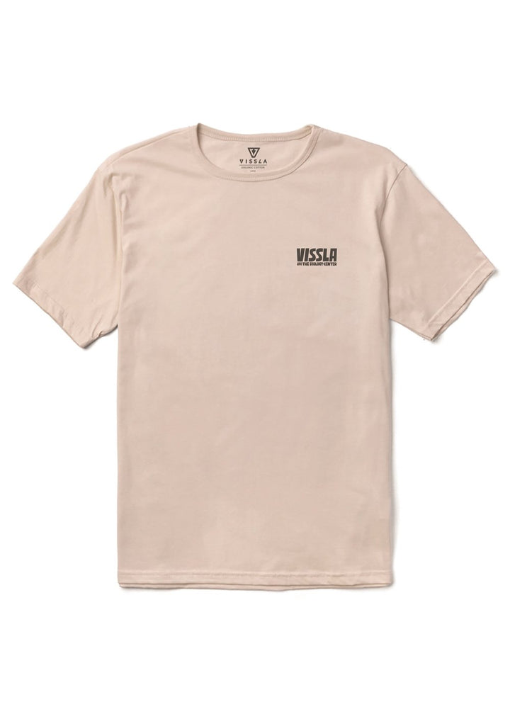 Vissla Tec Surf Farm Organic Tee in Bone, view 2