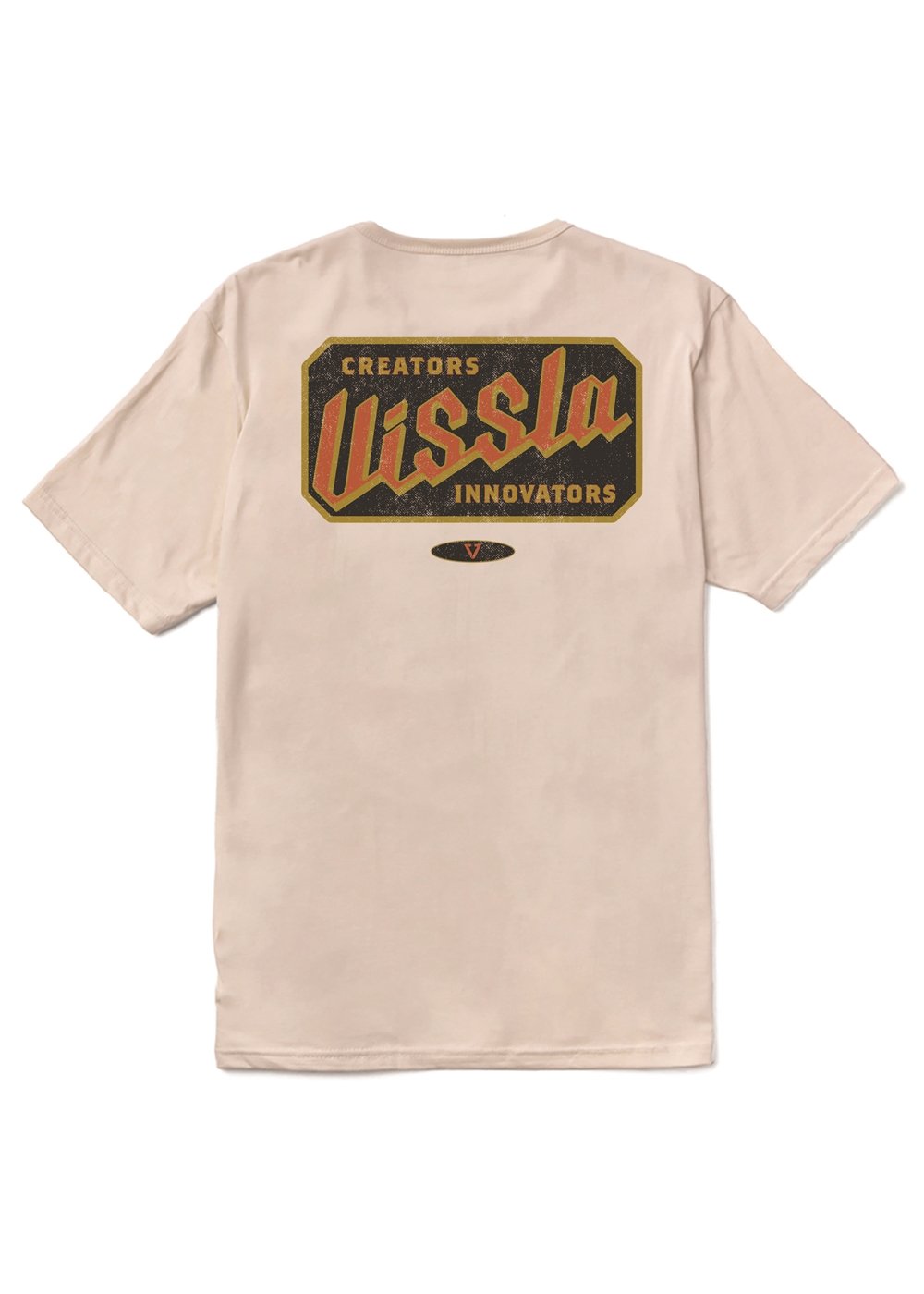 Vissla Heavy Duty Organic Tee in Bone
