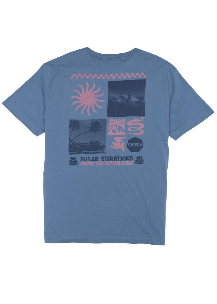Vissla Solar Vibrations Eco Tee in Faded Denim