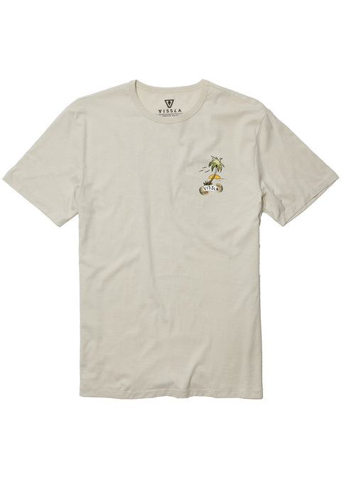 Vissla Hula Clash Organic Tee - Bone