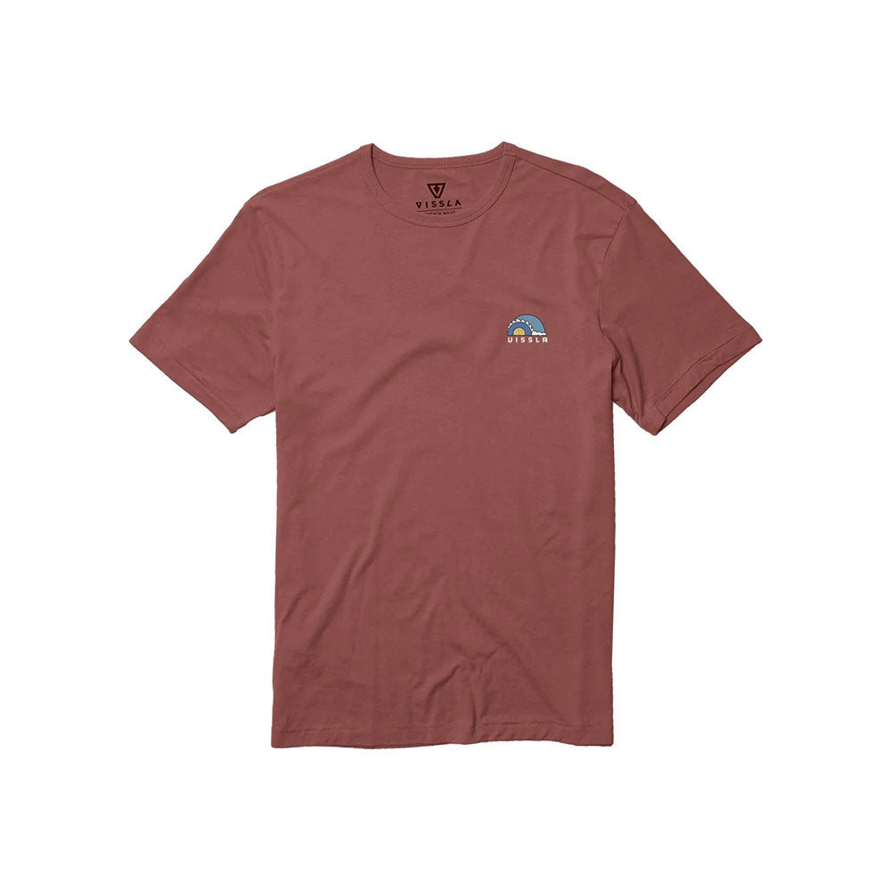 Vissla Tubez Organic Tee - Rusty Red