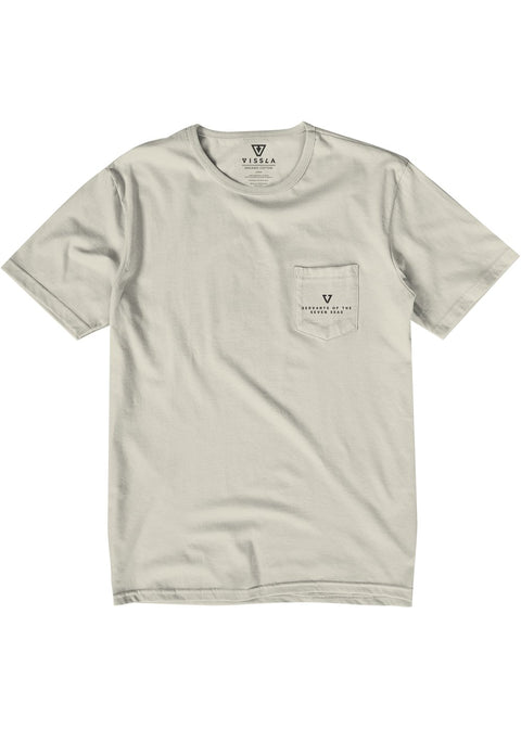 Vissla Elevation Organic PKT Tee - Bone