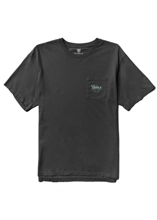 Vissla Surf Goon Saloon Organic Pkt Tee - Phantom