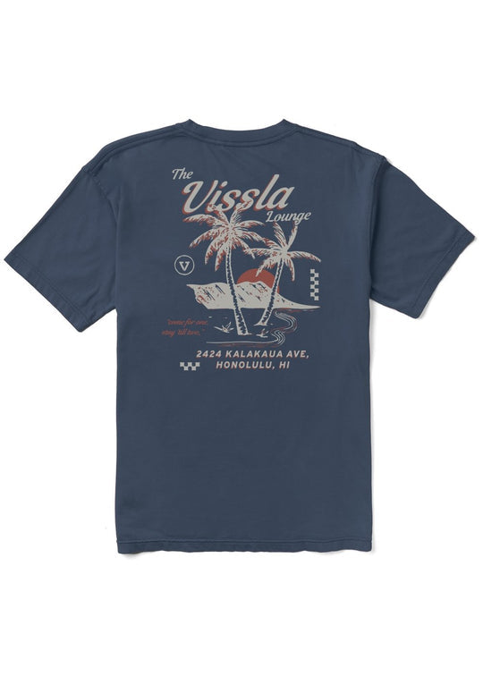 Vissla Lounge Premium PKT Tee - Navy