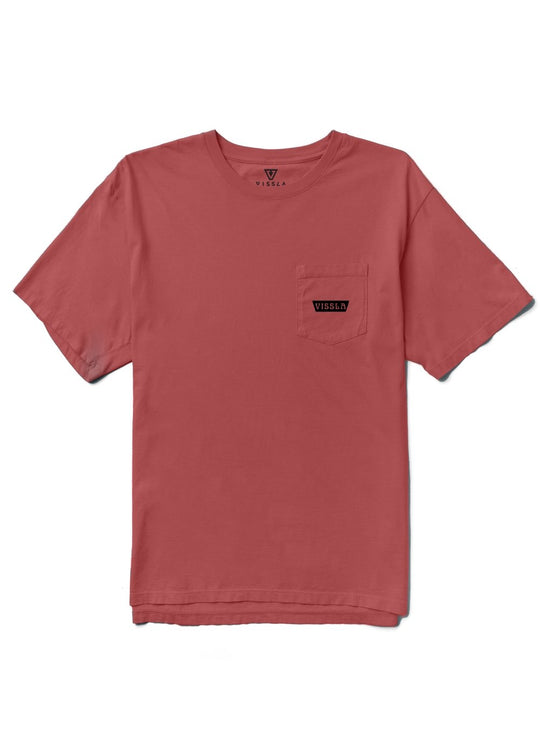 Vissla Stacks Premium PKT Tee - Brick