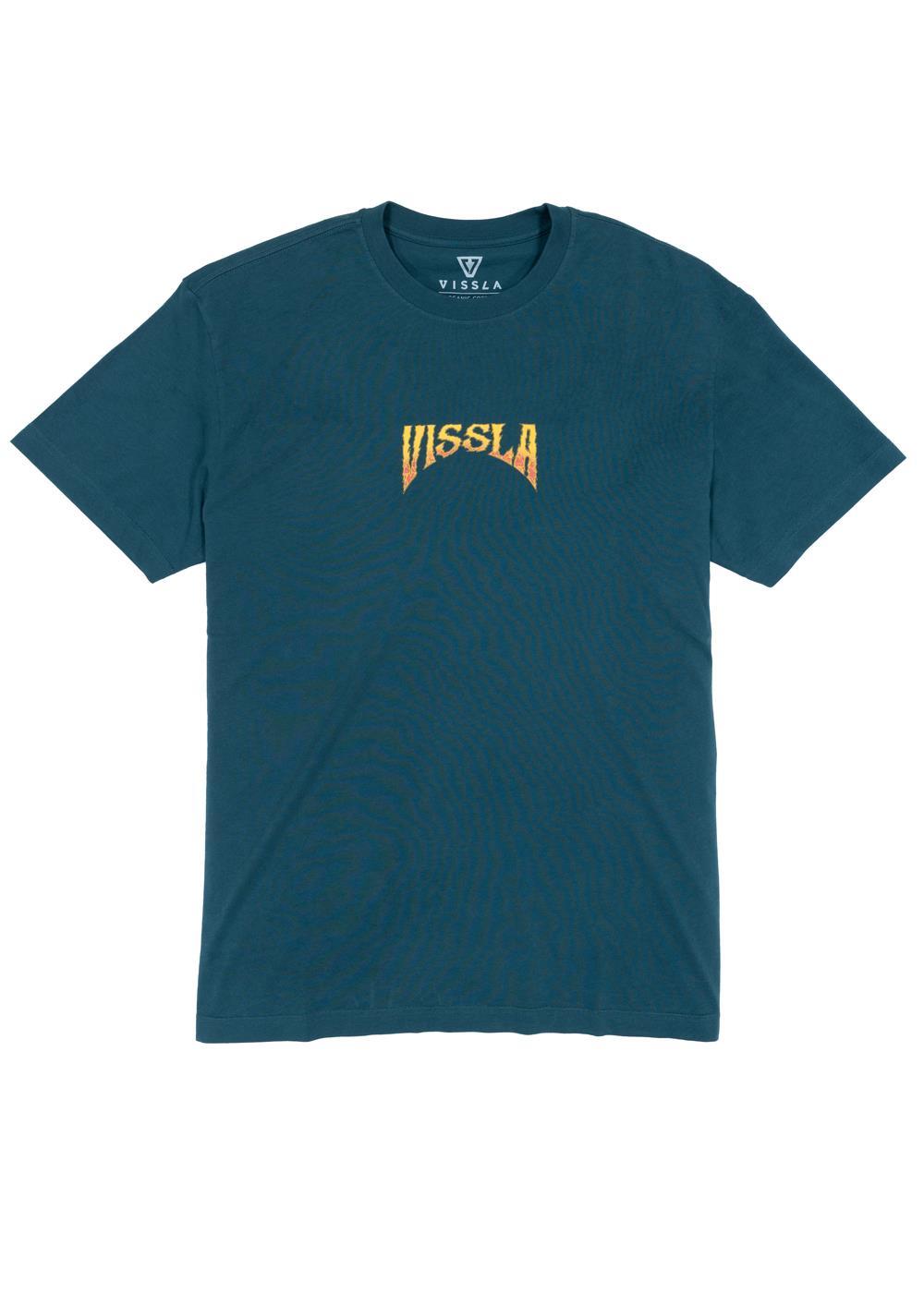 Vissla Firing Sesh Eco Tee in Midnight, view 2