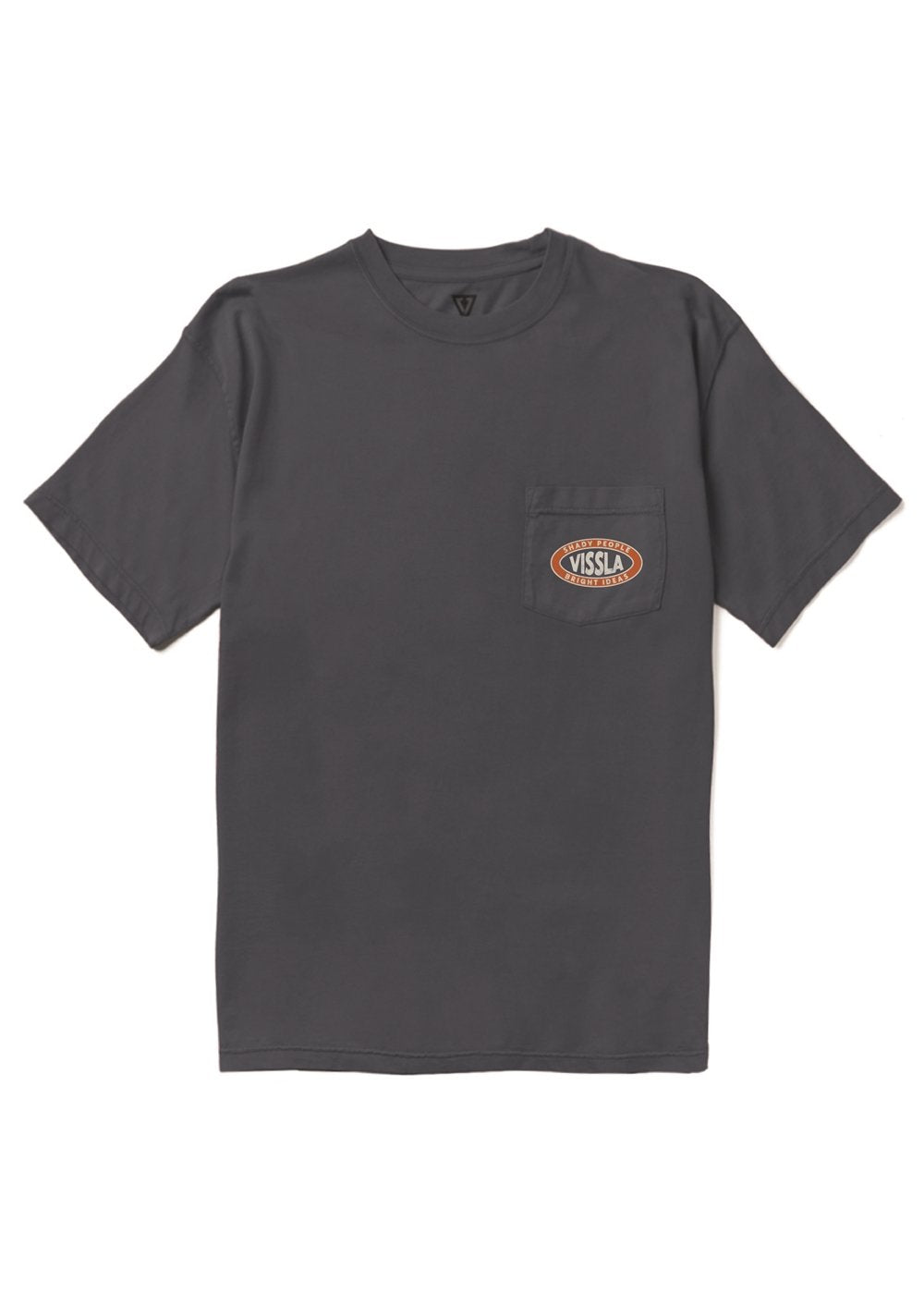 Vissla Sliders Organic Pkt Tee in Midnight, view 3