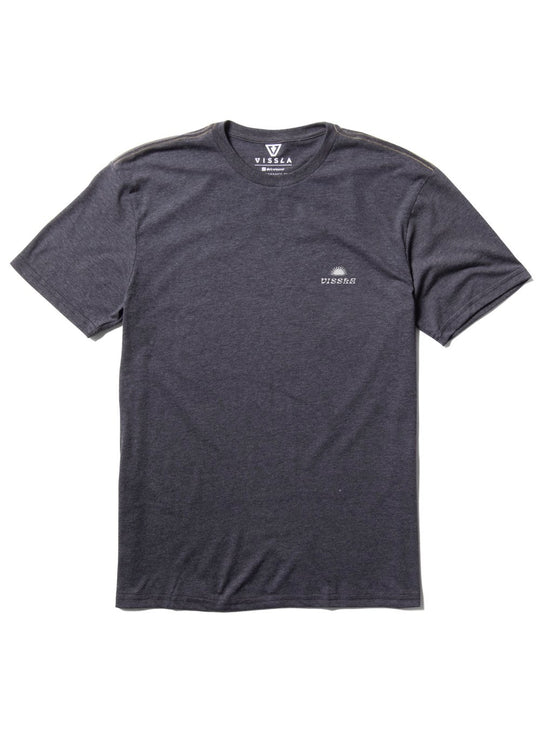 Vissla The Box Comp Lite Eco Performance Tee - Black Heather