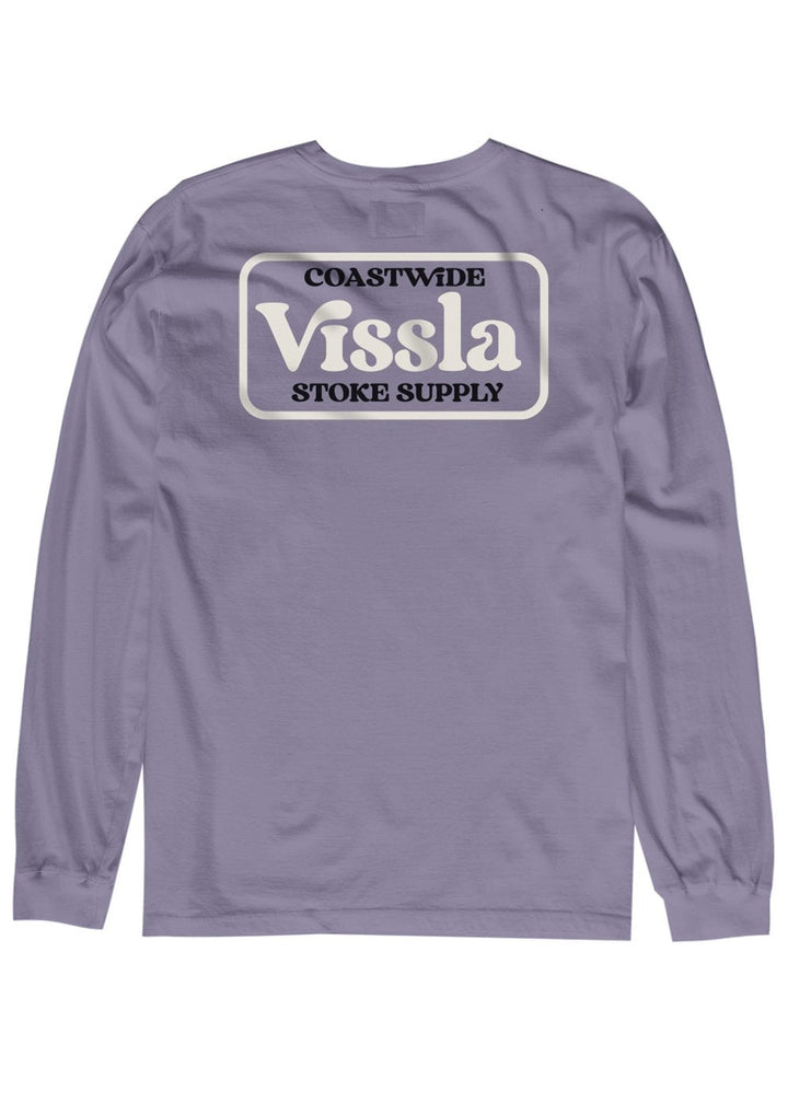 Vissla Coastwide Ls Pkt Tee, dusty lilac