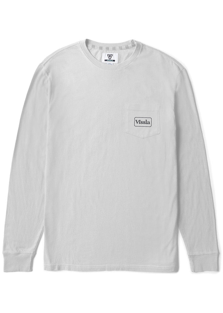 Vissla Coastwide Ls Pkt Tee, white