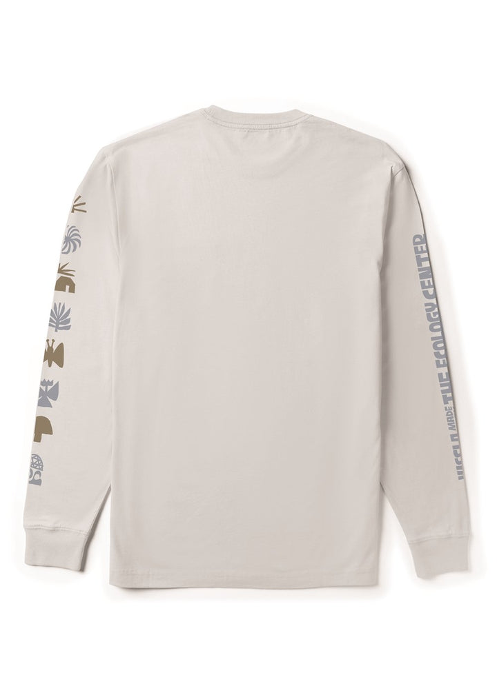 Vissla Tec Abundant Longsleeve Tee in White, view 2