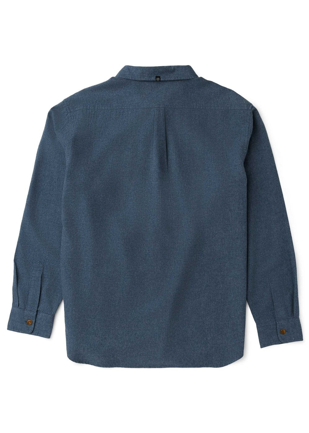 Vissla Go To Lightweight Flannel in Deep Water Heather, view 2